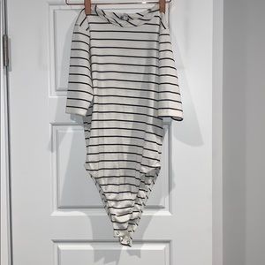 Women’s striped bodysuit